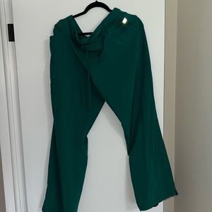 Green scrub pants